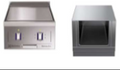 Sonderposten Bratplatte / Teppanyaki "Free Cooking Top" inkl. 400 mm Unterbau | PNC 588549 und 588577, miteinander verbunden
