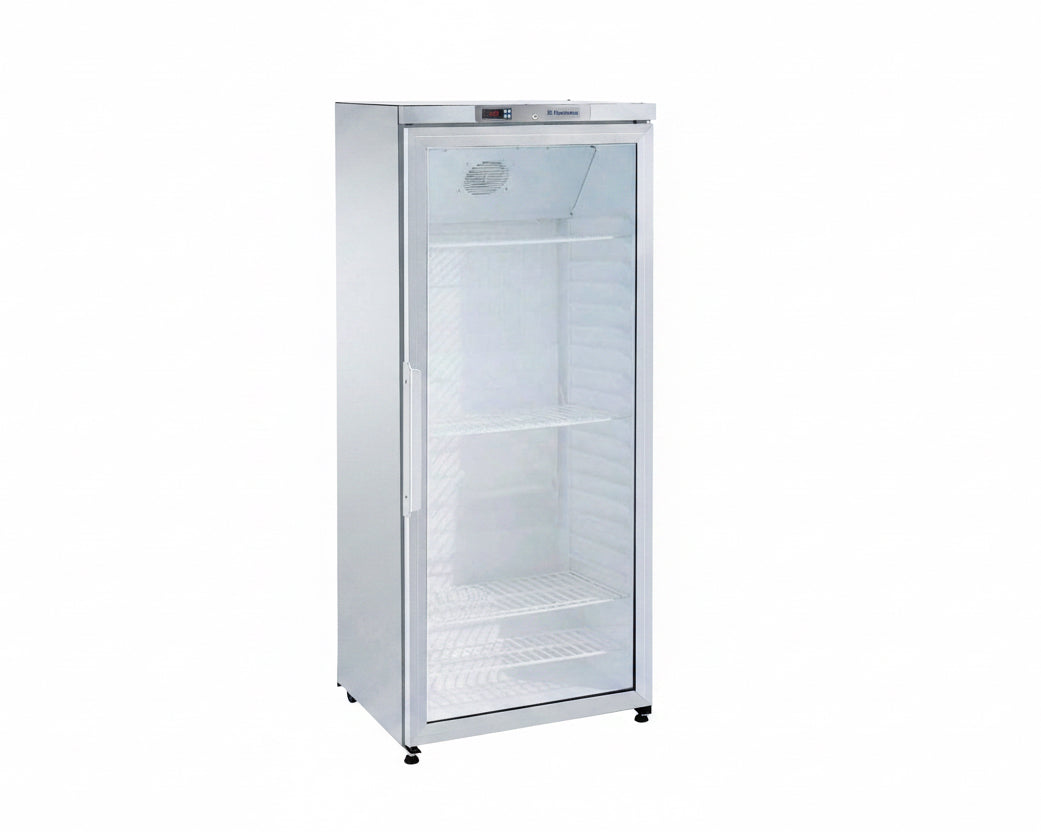 Sonderposten Glastür Kühlschrank WEISS47