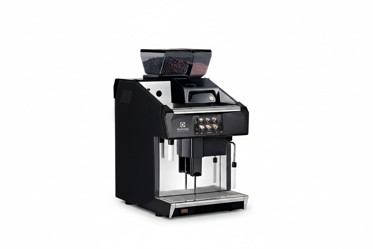 Sonderposten TANGOACEMT-1 Gruppige Vollautomatische Kaffeemaschine .220X40ML ESPRESSO CUP/HR-6.5LT BOILER-1X1,7KG HOP&GRIN+HOP FOR POWDER-PROG.WATER-CAPPUCCINAT | PNC 602560