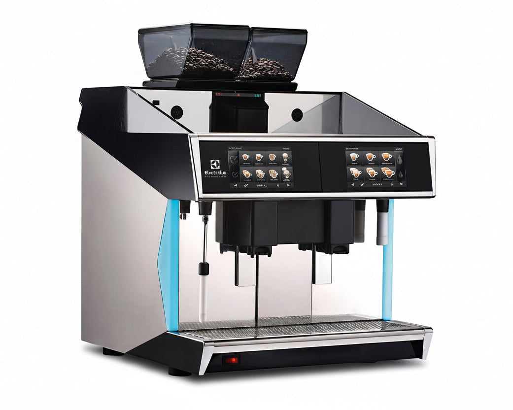 Sonderposten TANGOSTP DUO-2GROUPS Kaffee Vollautomat440X40ML ESPRESSO CUP/HR-COLD&HOT MILK-2X6.5LT BOILER-2GRIN-2X1,7KG HOPPER | PNC 602553